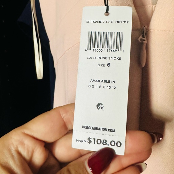 BCBGeneration Blush Backless Dress - Picture 5 of 7